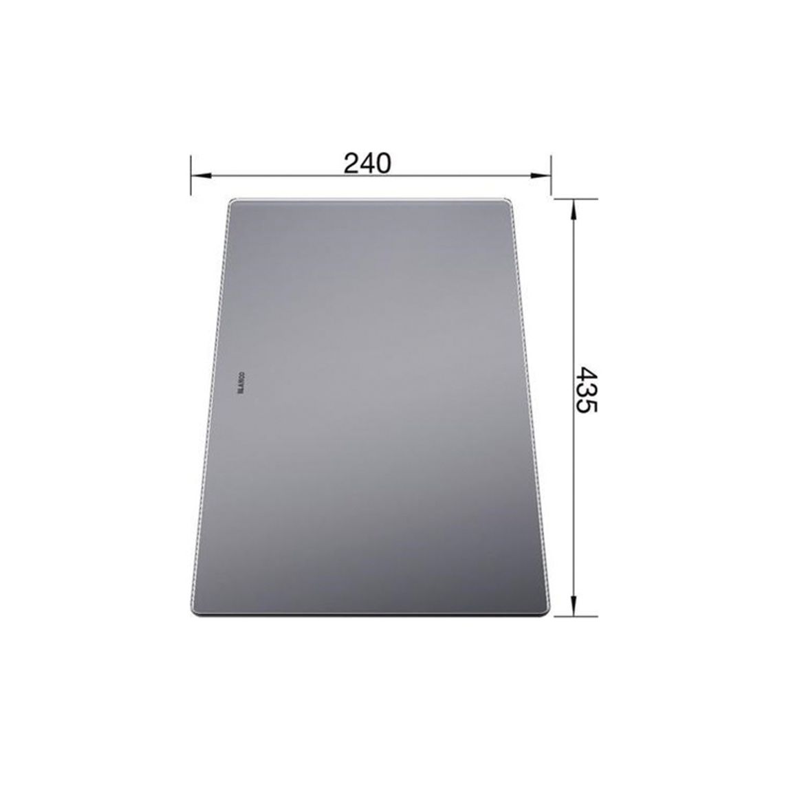 Дошка для обробки до SUBLINE скло сріблясте BLANCO (227697)