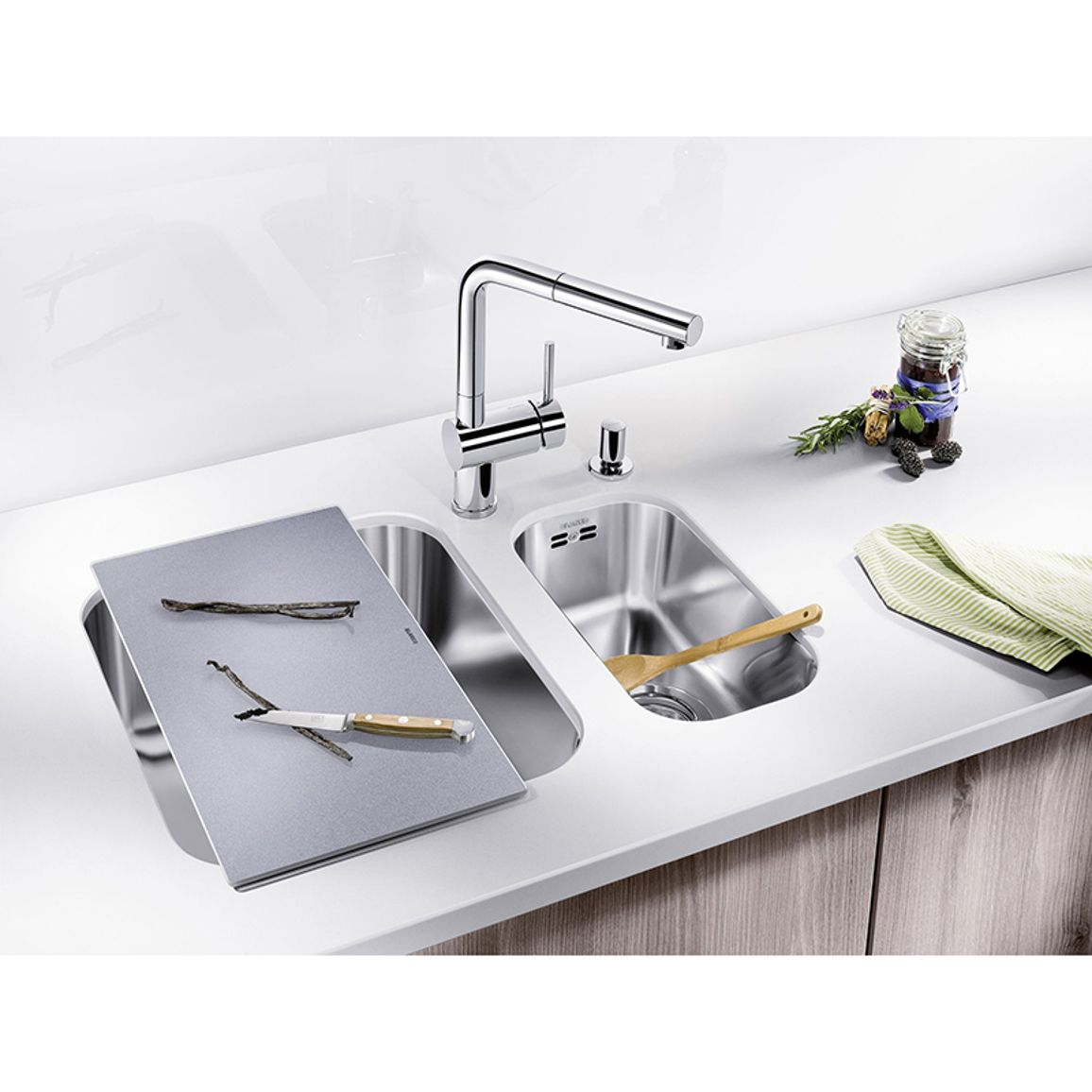 Дошка для обробки до SUBLINE скло сріблясте BLANCO (227697)