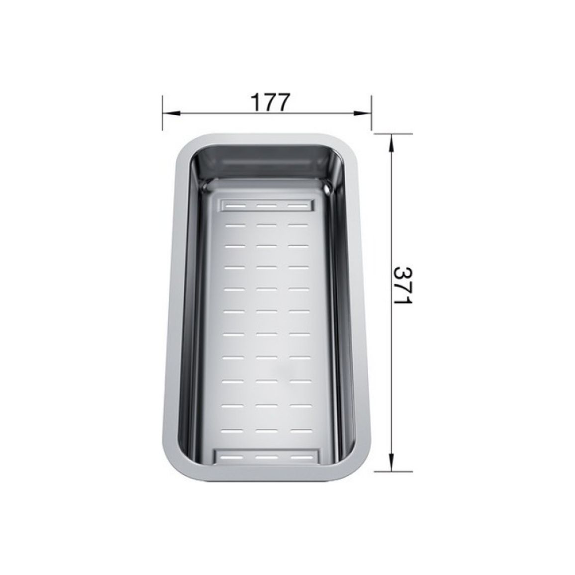 Багатофункціональний коландер 371 x 177 мм BLANCO (226189) Багатофункціональний коландер 371 x 177 мм BLANCO (226189)