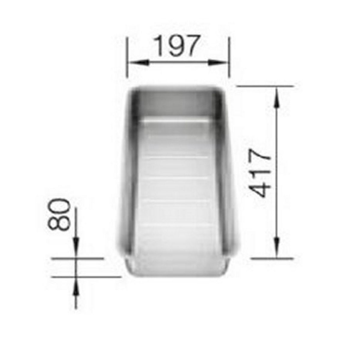 Многофункциональный колландер 417 х 197 х 80 BLANCO (227692) Многофункциональный колландер 417 х 197 х 80 BLANCO (227692)