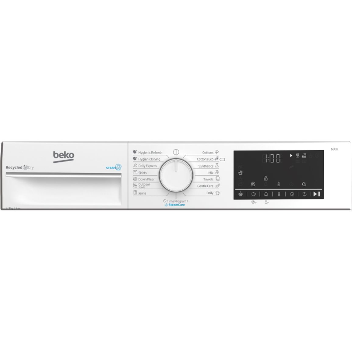 Сушильная машина 54.3см белая B3T67230 Beko