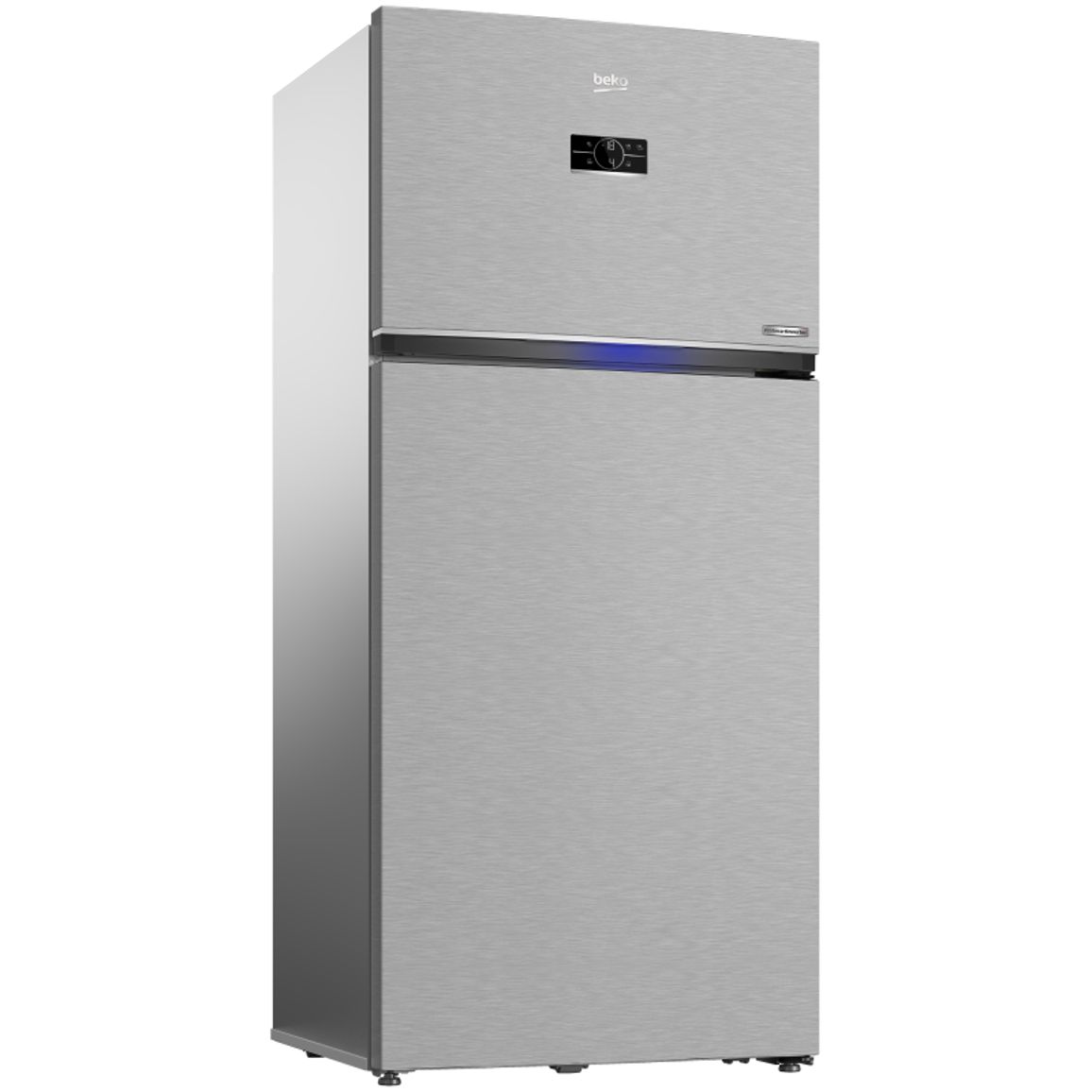 Холодильник с верхней морозильной камерой 84см нерж. сталь RDNE700E40XP Beko Холодильник с верхней морозильной камерой 84см нерж. сталь RDNE700E40XP Beko
