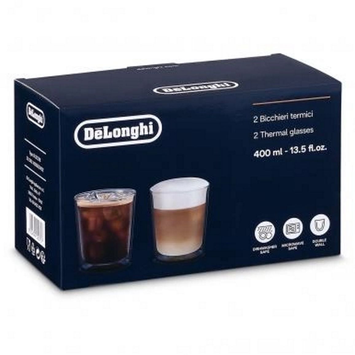 Набір склянок DLSC318 DRINKS (2шт) 400 ML DeLonghi Набір склянок DLSC318 DRINKS (2шт) 400 ML DeLonghi