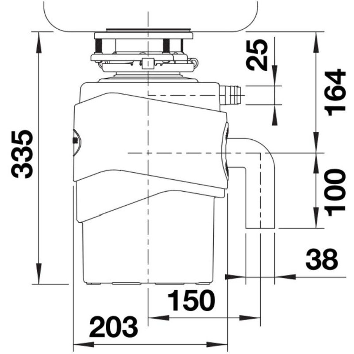 Измельчитель отходов FWD MAX BLANCO (526648)