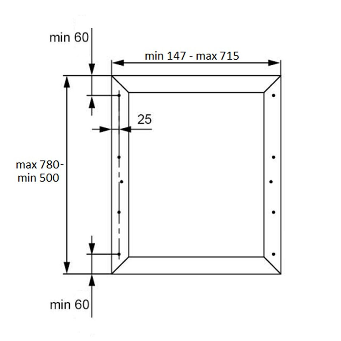 Профіль Finta горизонтальний 70X30 L4.3, Scilm Профіль Finta горизонтальний 70X30 L4.3, Scilm
