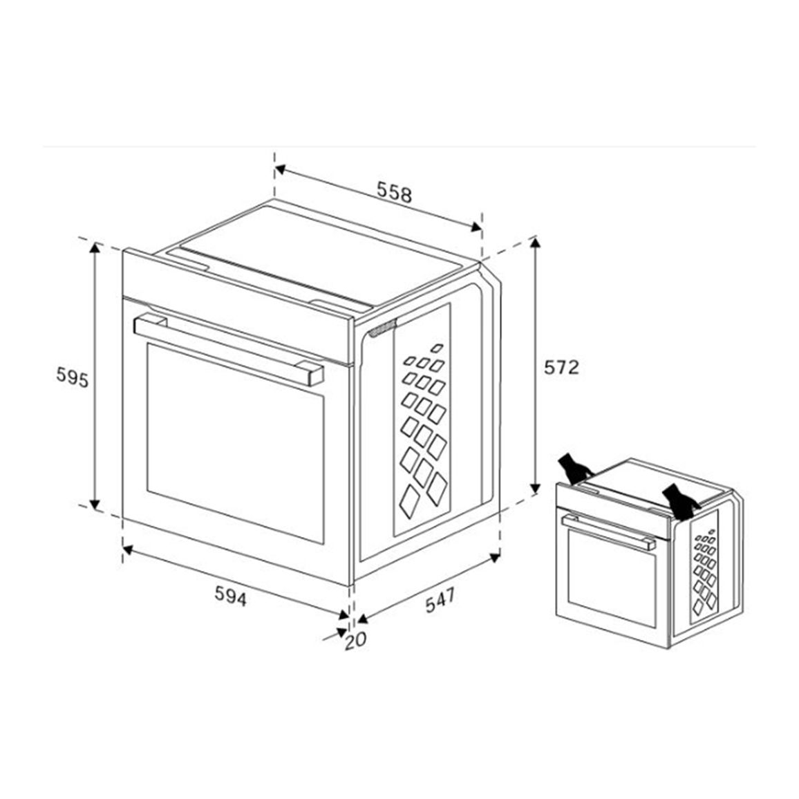 Духова шафа BBIS12300XDE Beko Духова шафа BBIS12300XDE Beko