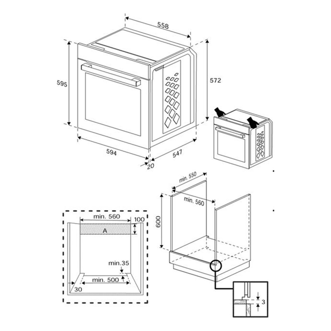 Духова шафа BBIM14300WMS Beko Духова шафа BBIM14300WMS Beko