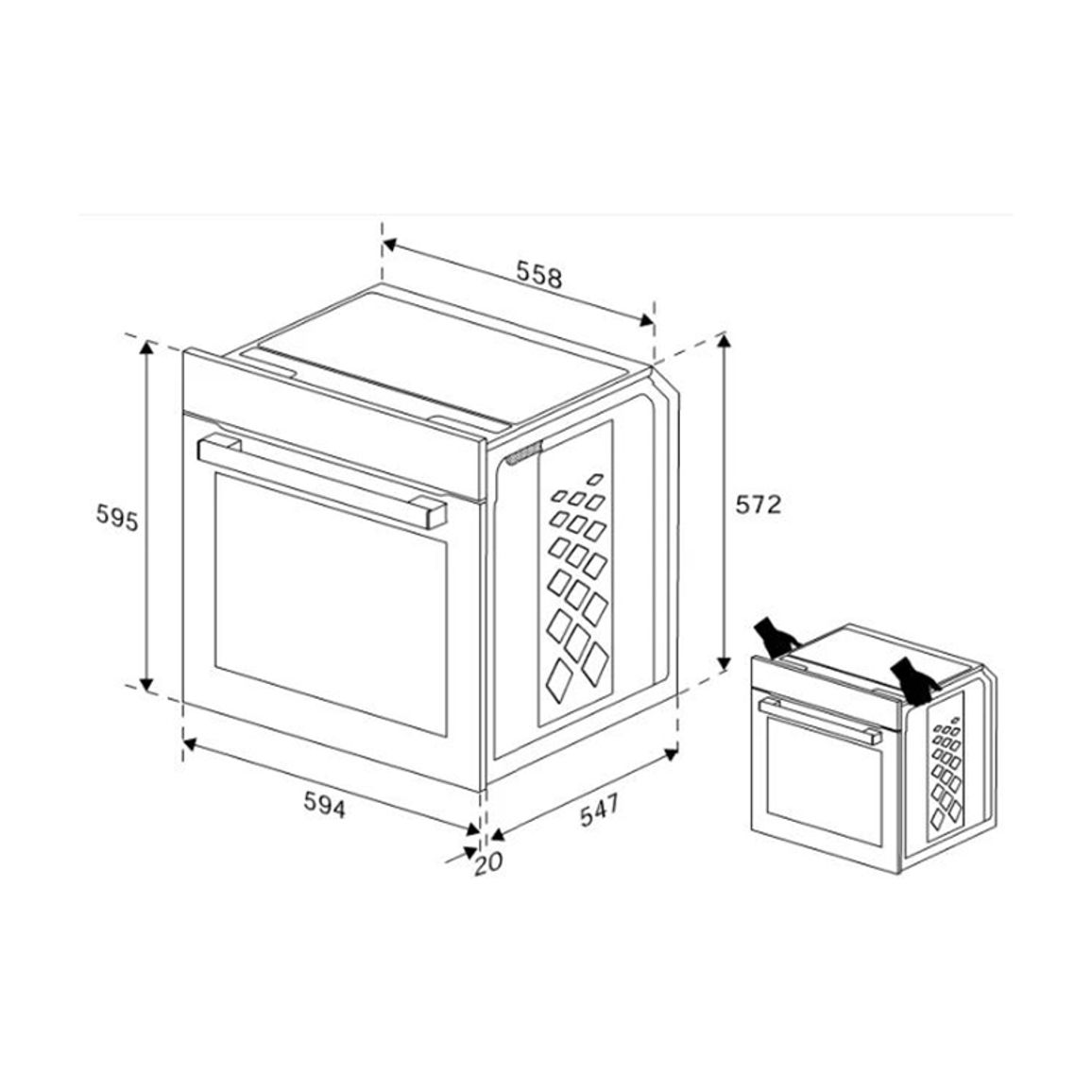 Духова шафа BBIM13400XMSW Beko Духова шафа BBIM13400XMSW Beko