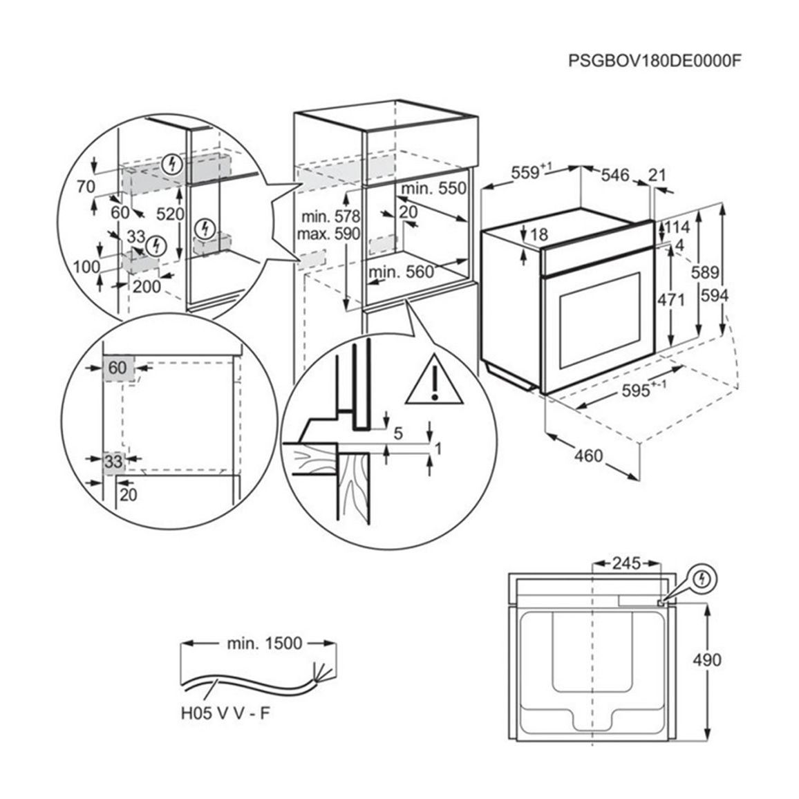 Духова шафа KOEBP39WZ чорний Electrolux Духова шафа KOEBP39WZ чорний Electrolux