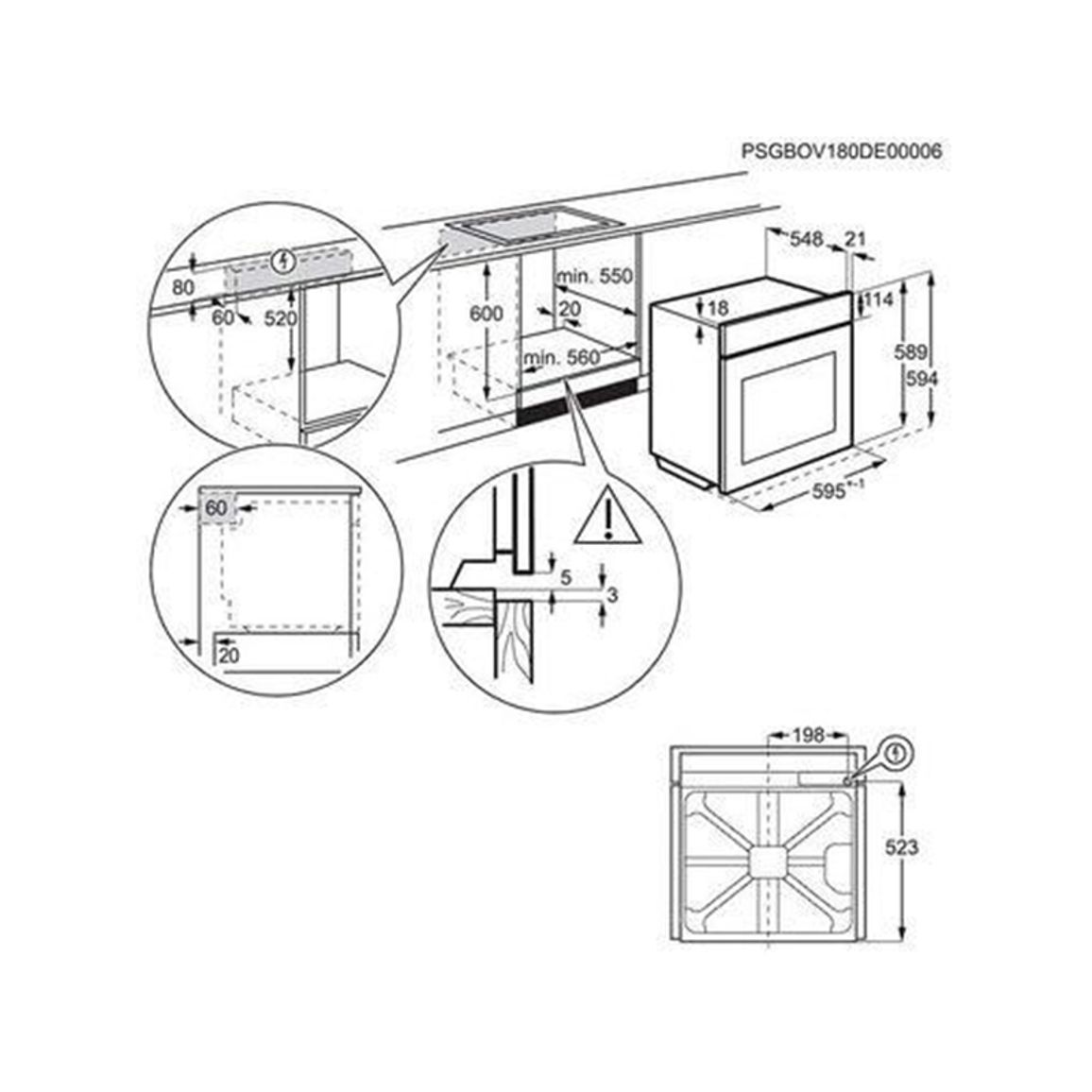 Духовой шкаф EOC6P77H черный Electrolux Духовой шкаф EOC6P77H черный Electrolux