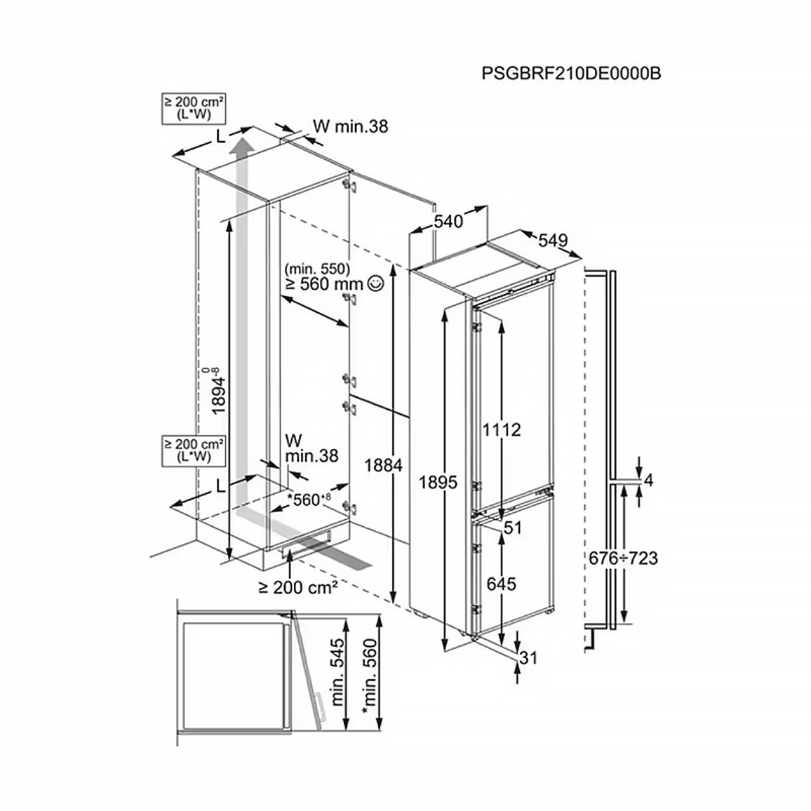 Холодильник RNT6TE19S0 Electrolux Холодильник RNT6TE19S0 Electrolux