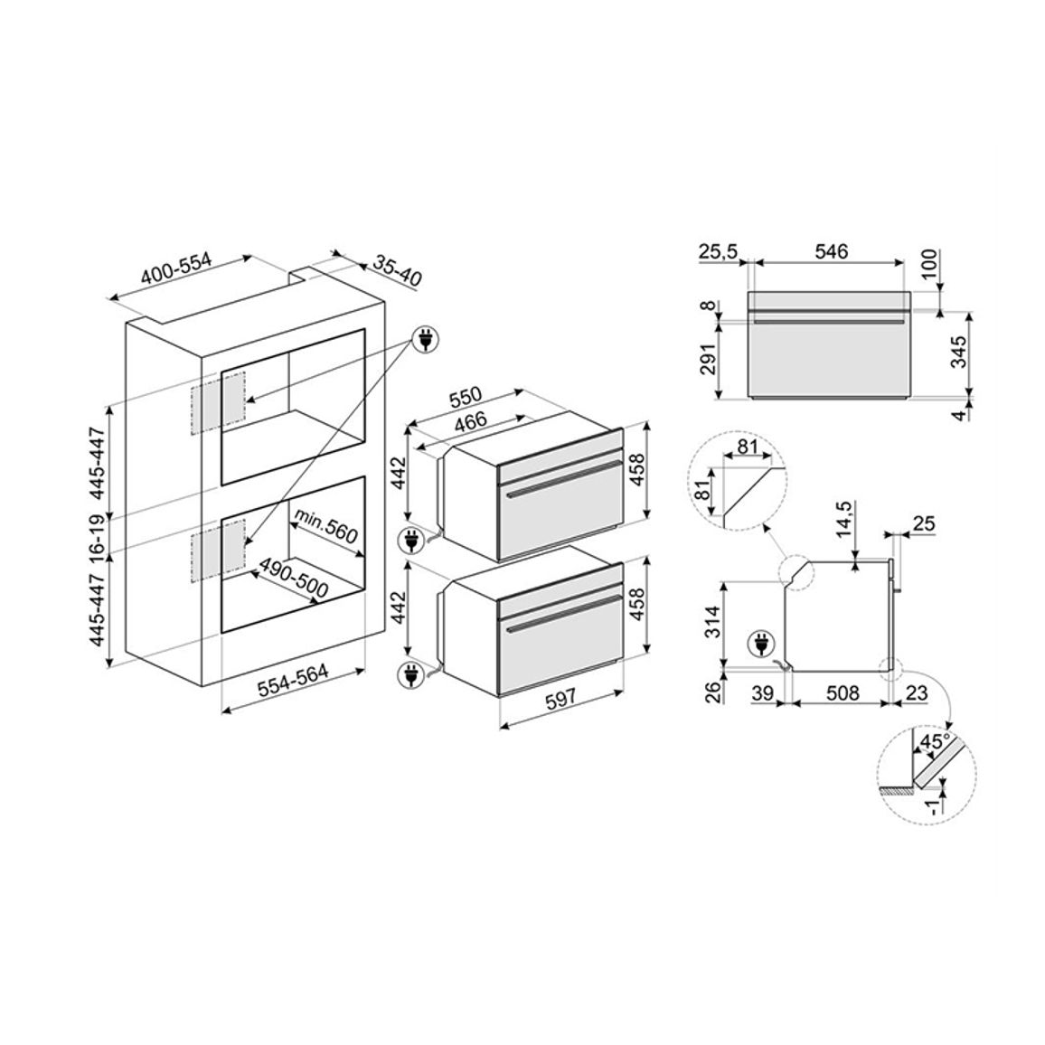Духова шафа з парою SO4102S3G Smeg Духова шафа з парою SO4102S3G Smeg