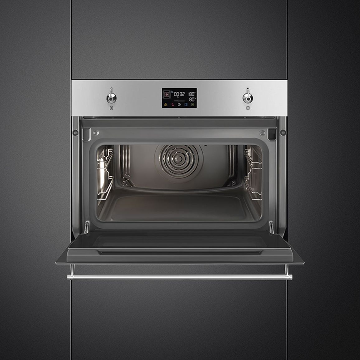 Духовой шкаф с паром SO4302S3X Smeg Духовой шкаф с паром SO4302S3X Smeg