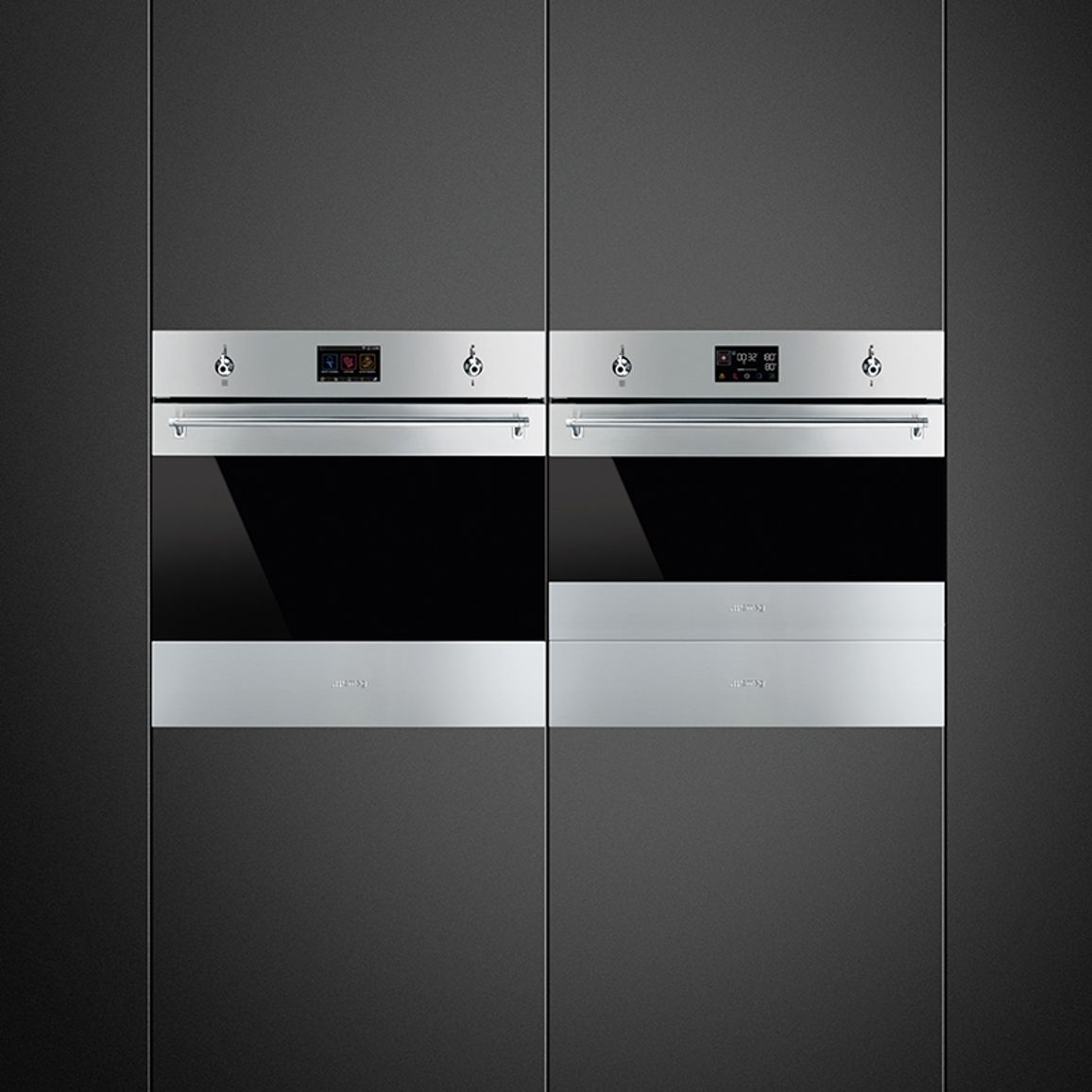 Духовой шкаф с паром SO4302S3X Smeg Духовой шкаф с паром SO4302S3X Smeg
