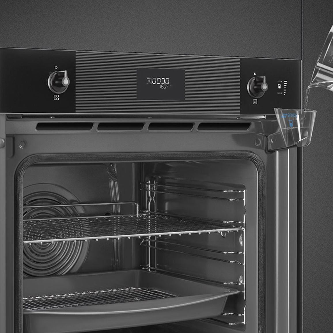 Духова шафа з парою SOP6101S2B3 Smeg Духова шафа з парою SOP6101S2B3 Smeg