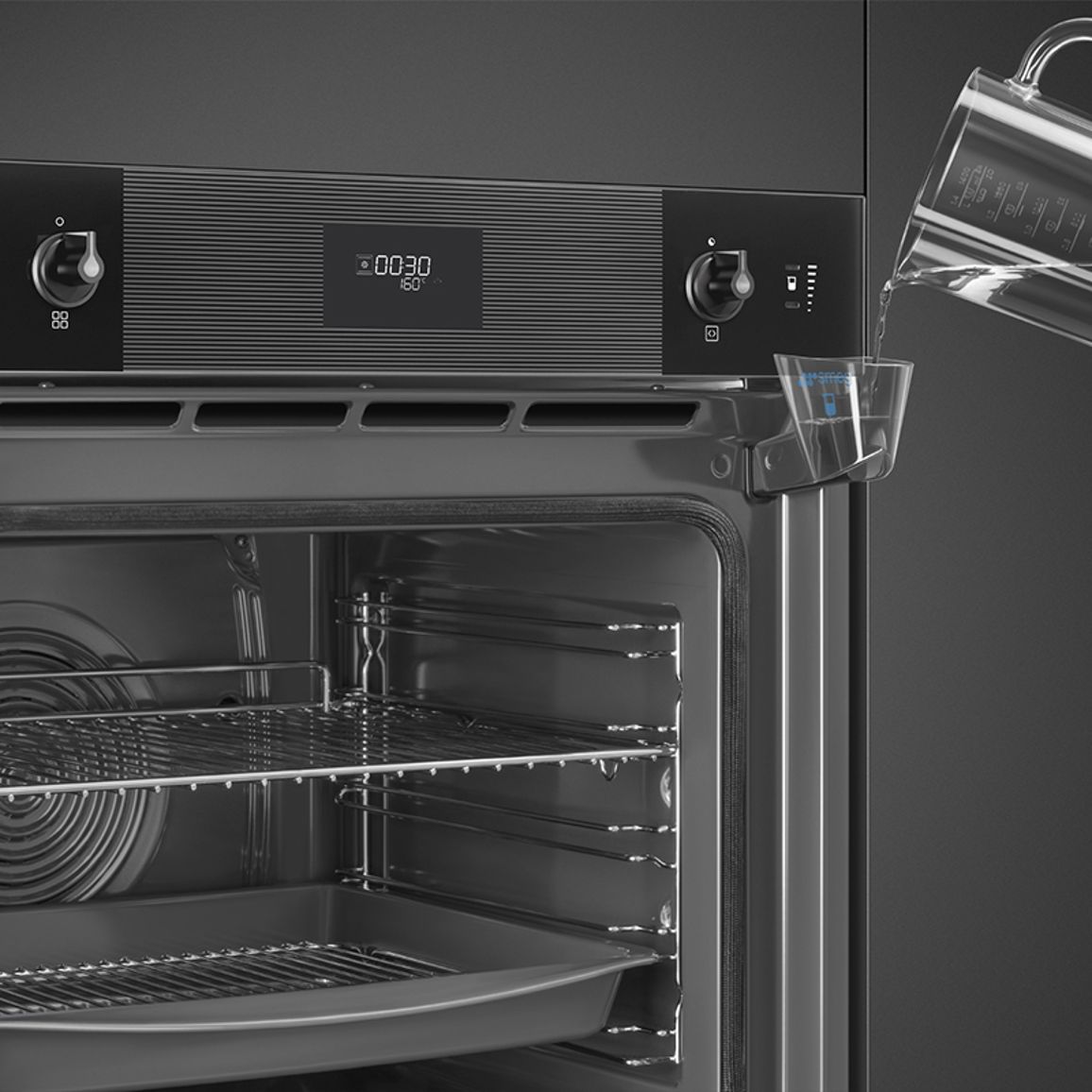 Духова шафа з парою SOP6101S2B3 Smeg Духова шафа з парою SOP6101S2B3 Smeg
