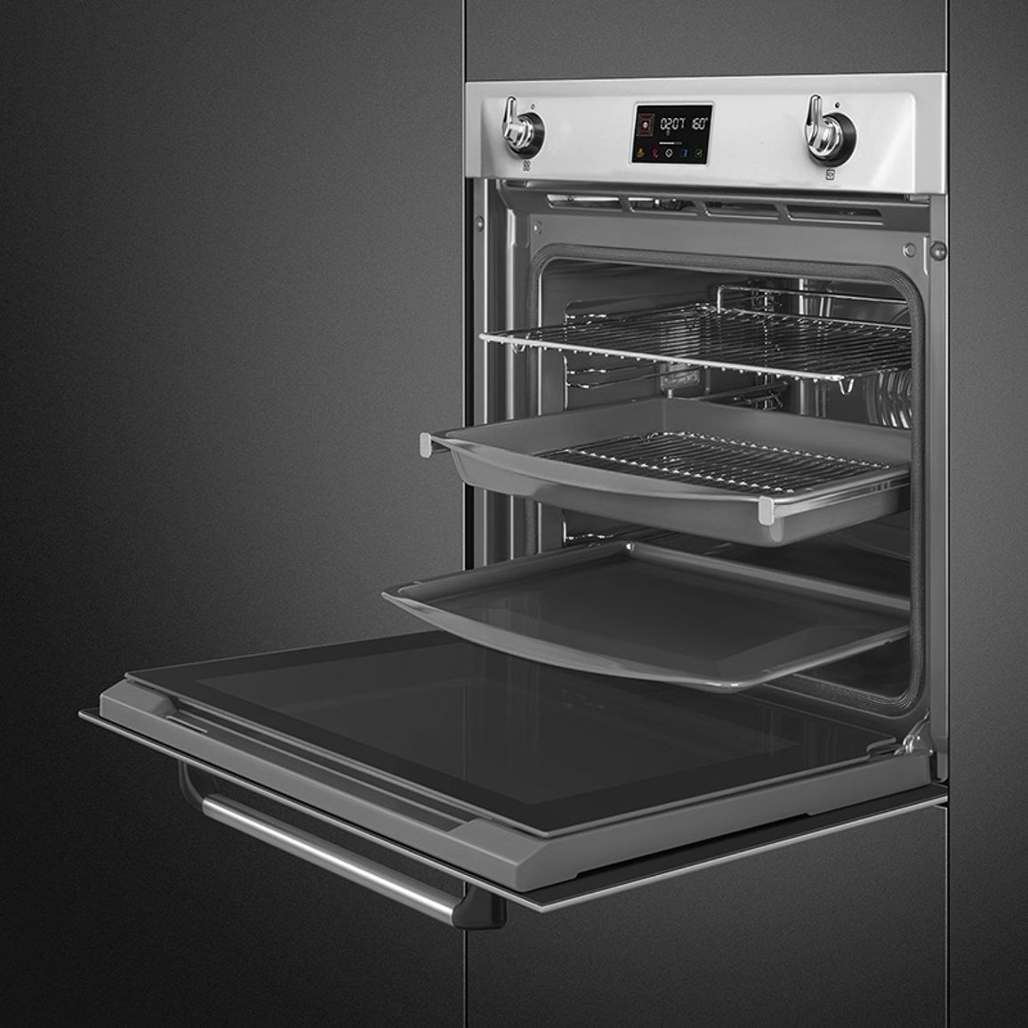 Духова шафа з парою SOP6902S2PX Smeg Духова шафа з парою SOP6902S2PX Smeg