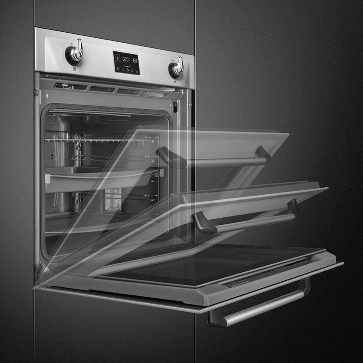 Духова шафа з парою SOP6902S2PX Smeg Духова шафа з парою SOP6902S2PX Smeg