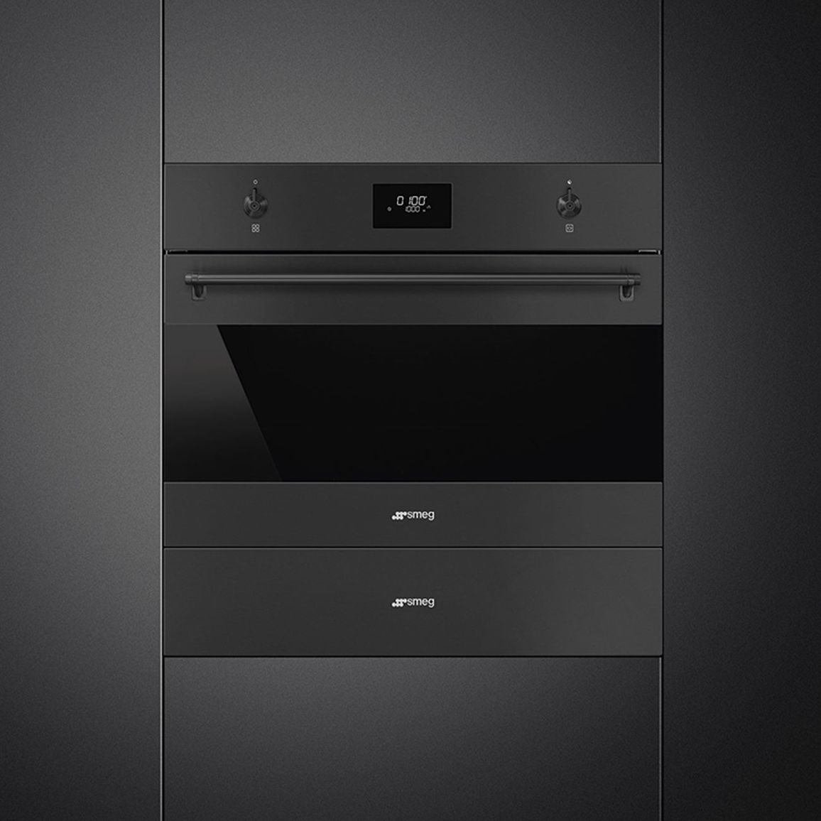 Встраиваемая микроволновая печь SO4301M0N Smeg