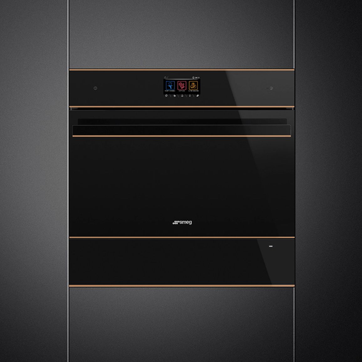 Шафа для підігріву посуду CPRT615NR Smeg Шафа для підігріву посуду CPRT615NR Smeg