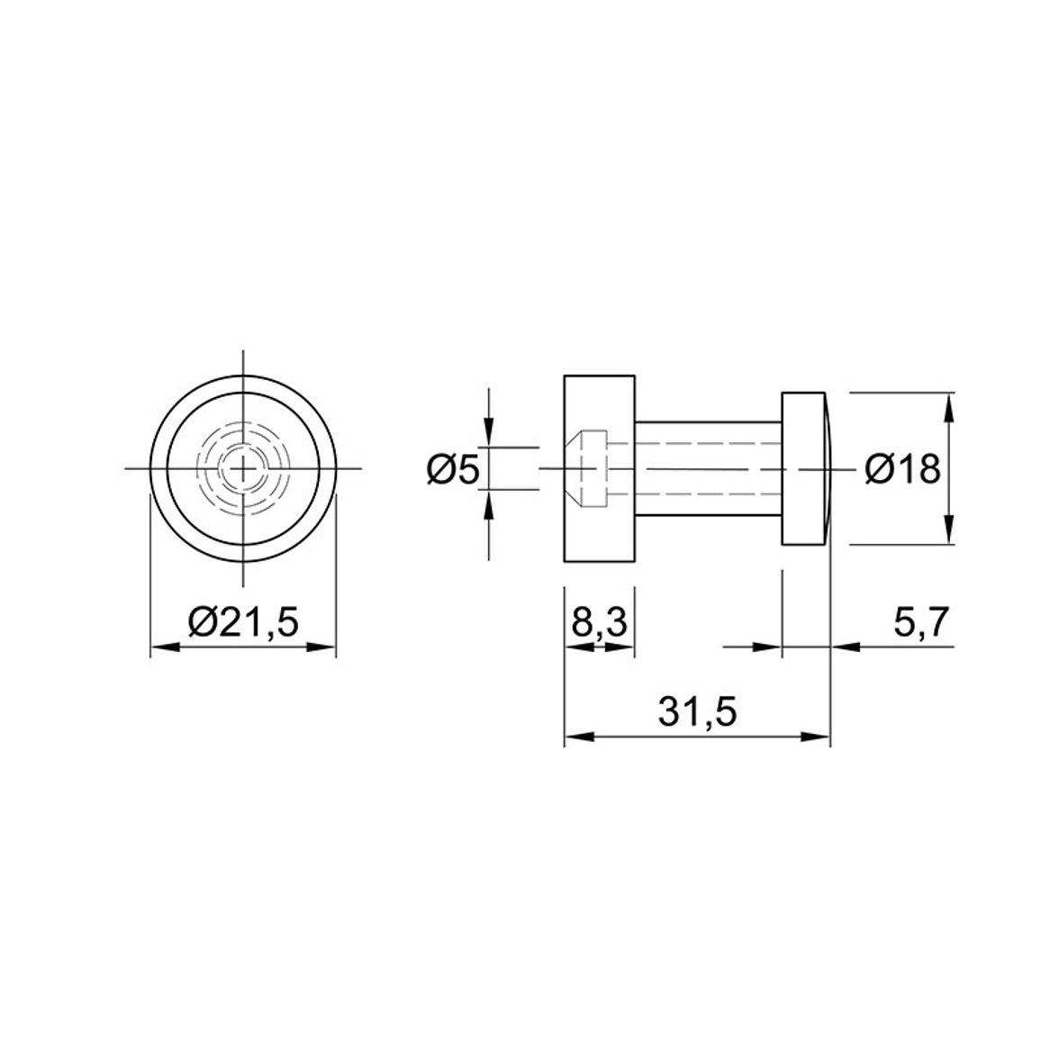Крючок Ferro Fiori M 0918 золото
