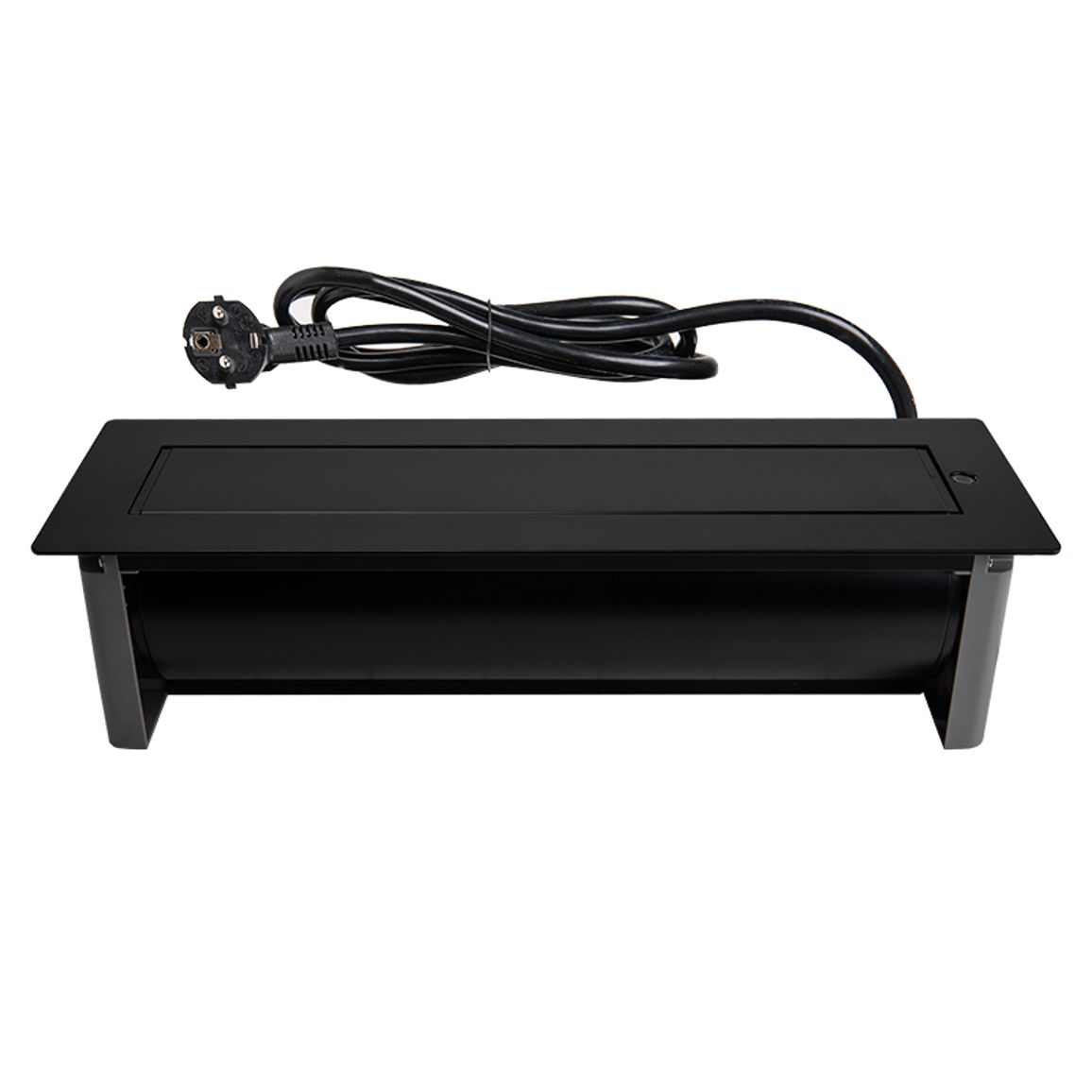 Поворотный розеточный блок Lumine GALAXY 3xрозетки, 2xUSB A+C (20W), черный