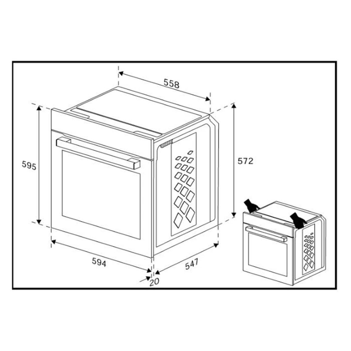 Духовой шкаф BBIE123001XD Beko Духовой шкаф BBIE123001XD Beko