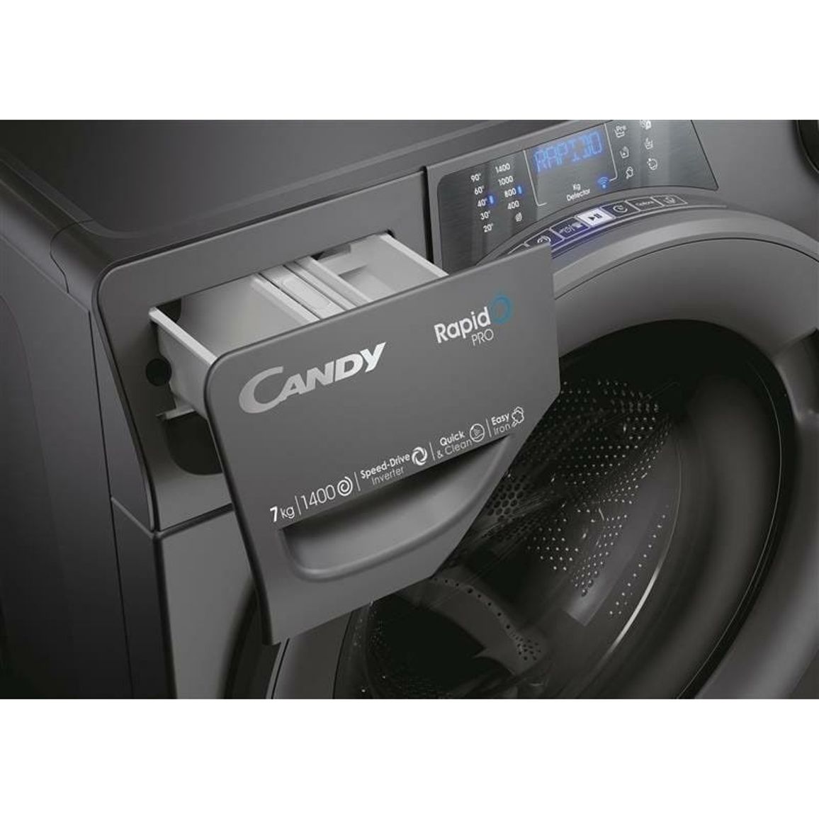 Стиральная машина фронтальная RP4476BWMRR/1-S серебристый Candy
