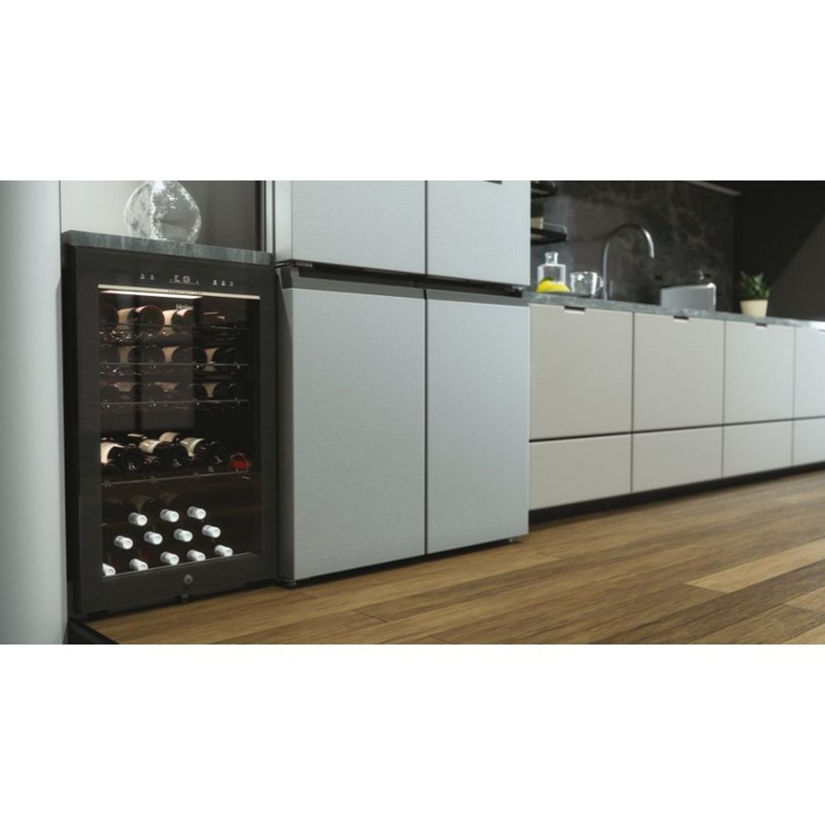 Холодильник для вина HWS49GAE черный Haier