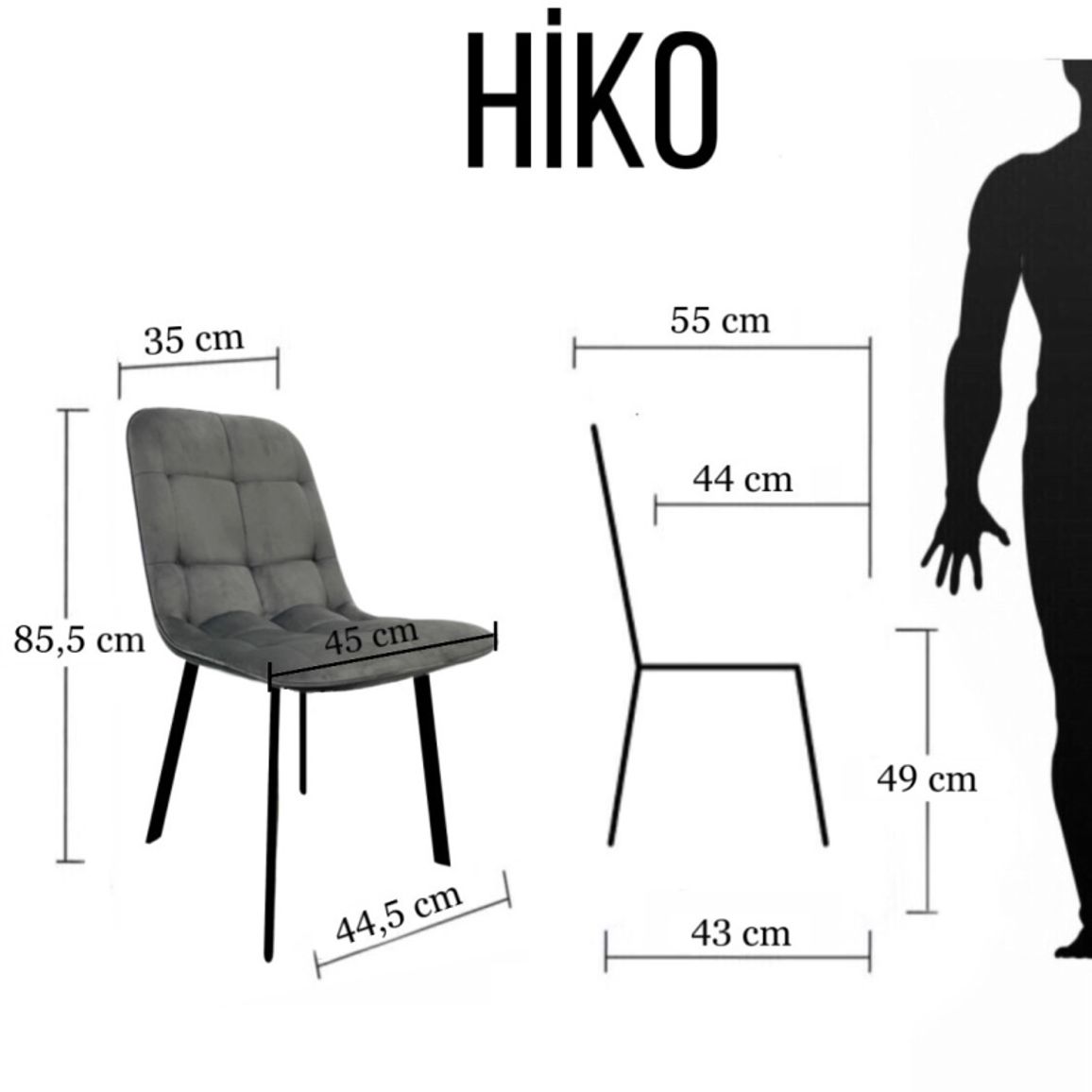 Стілець кухонний Hiko Стілець кухонний Hiko