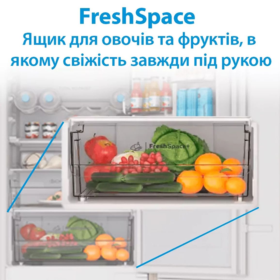 Холодильник вбудований INC20T321EU білий Indesit