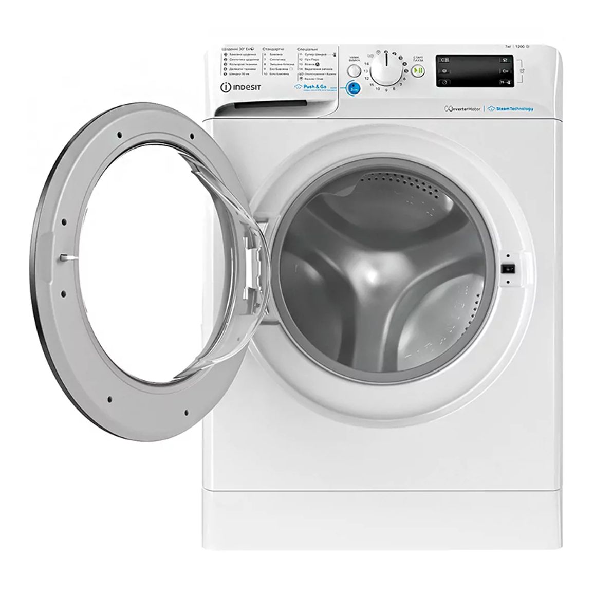 Пральна машина фронтальна BWSE71293XWBVUA біла Indesit Пральна машина фронтальна BWSE71293XWBVUA біла Indesit
