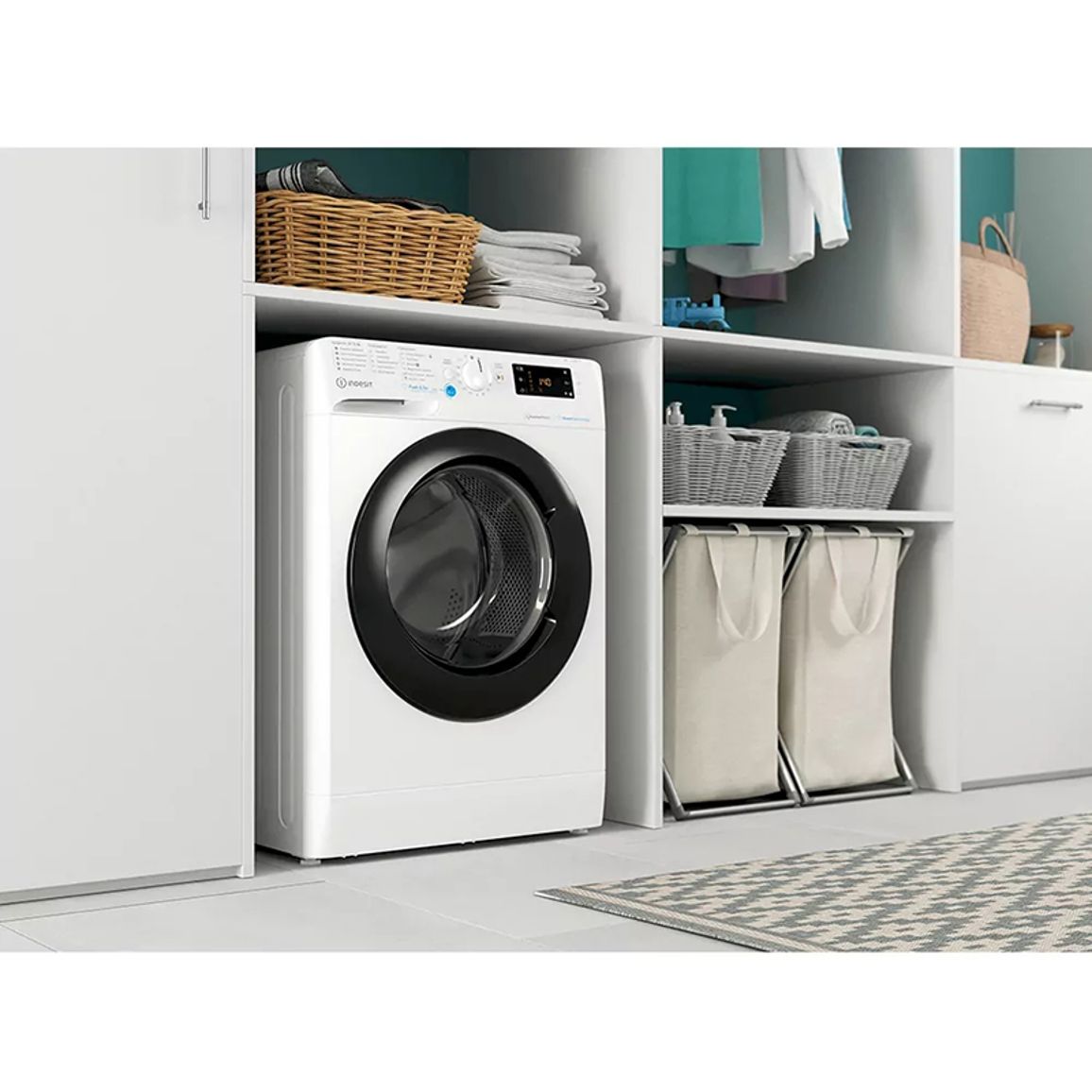 Пральна машина фронтальна BWSE71293XWBVUA біла Indesit Пральна машина фронтальна BWSE71293XWBVUA біла Indesit