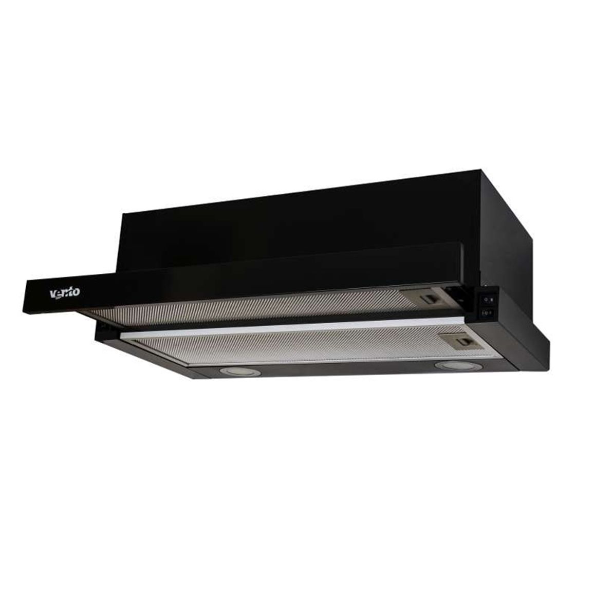 Телескопическая вытяжка GARDA 60 BK (900) LED VENTOLUX Телескопическая вытяжка GARDA 60 BK (900) LED VENTOLUX