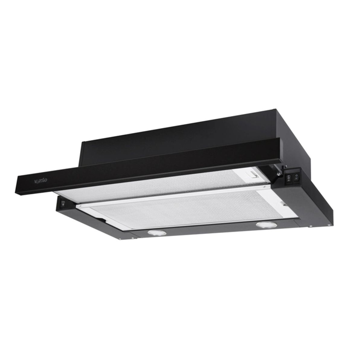 Телескопическая вытяжка GARDA 60 BK (800) SMD LED VENTOLUX Телескопическая вытяжка GARDA 60 BK (800) SMD LED VENTOLUX