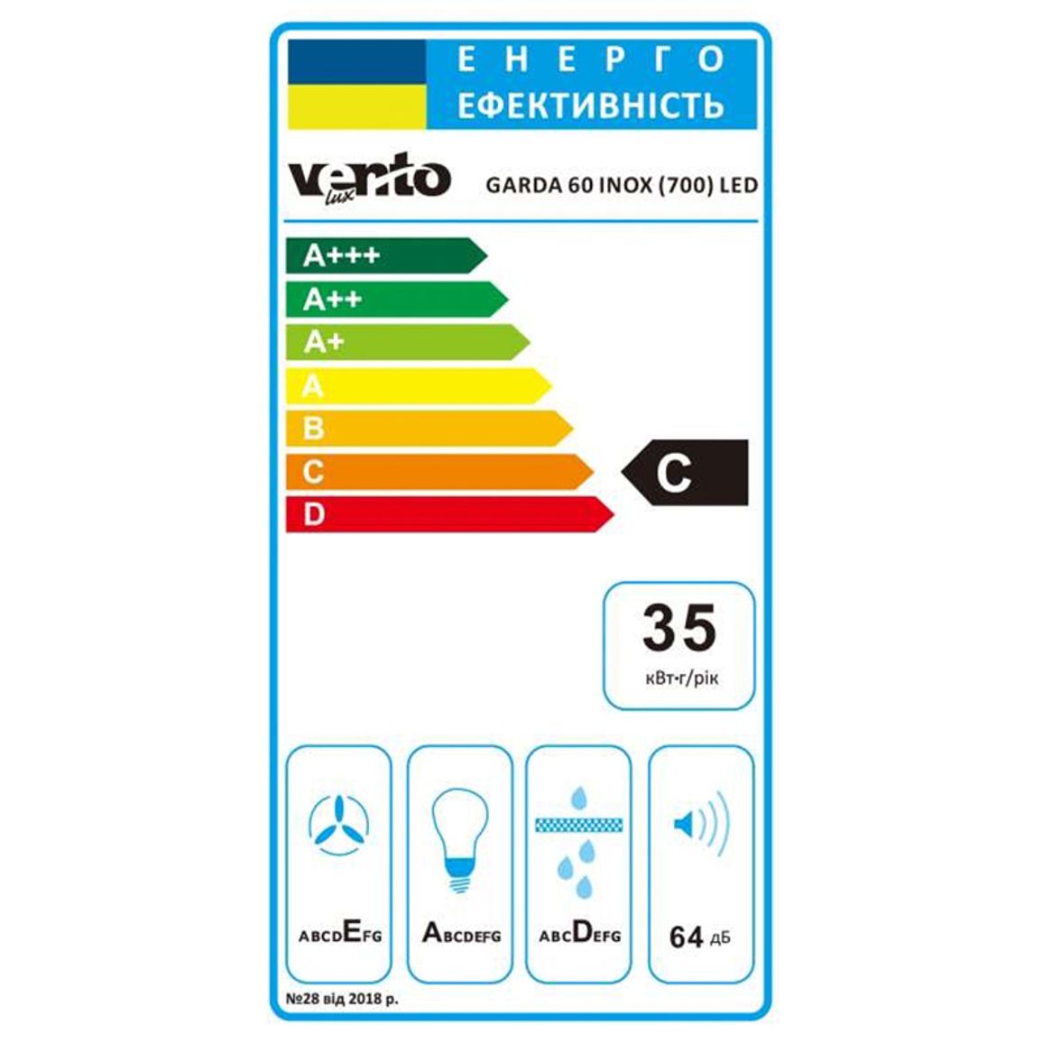 Телескопическая вытяжка GARDA 60 INOX (700) LED VENTOLUX Телескопическая вытяжка GARDA 60 INOX (700) LED VENTOLUX