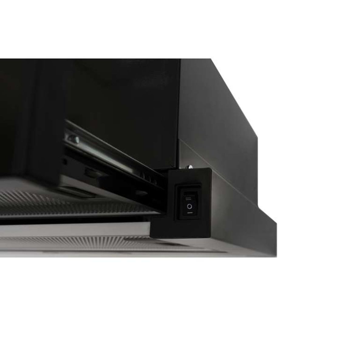 Телескопічна витяжка GARDA 50 BK (500) LED VENTOLUX