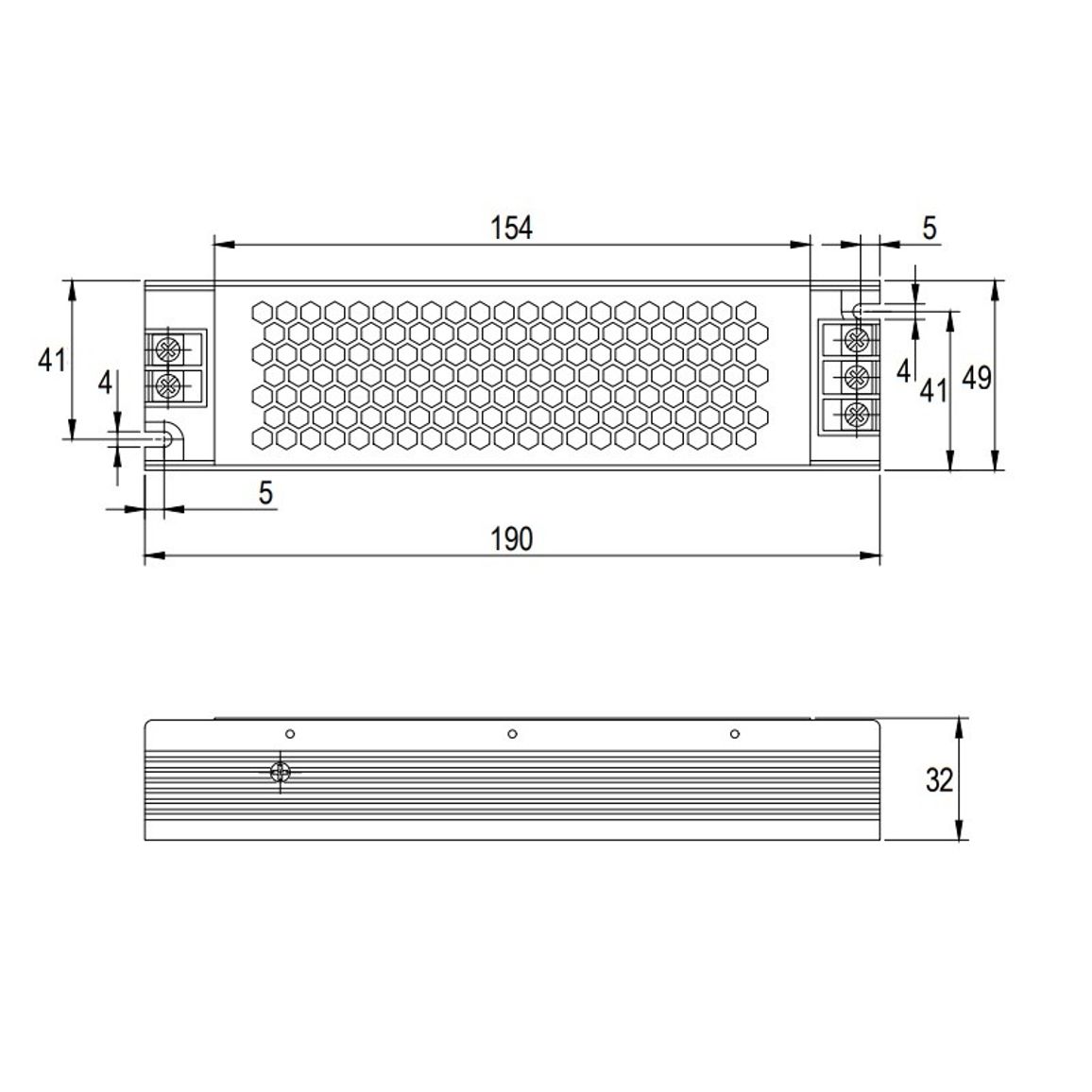 Блок живлення для LED, 100W, 24V, IP20, метал. корпус Блок живлення для LED, 100W, 24V, IP20, метал. корпус