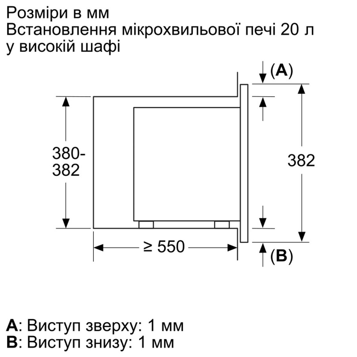 Вбудована микрохвильова піч BEL623MD3 Bosch Вбудована микрохвильова піч BEL623MD3 Bosch