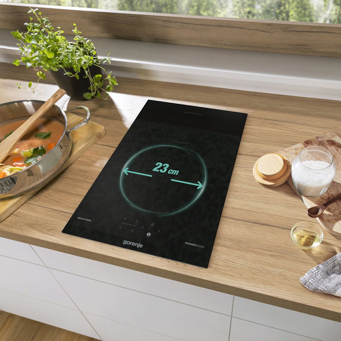 Варочная поверхность индукционная GI3201BC черный Gorenje Варочная поверхность индукционная GI3201BC черный Gorenje