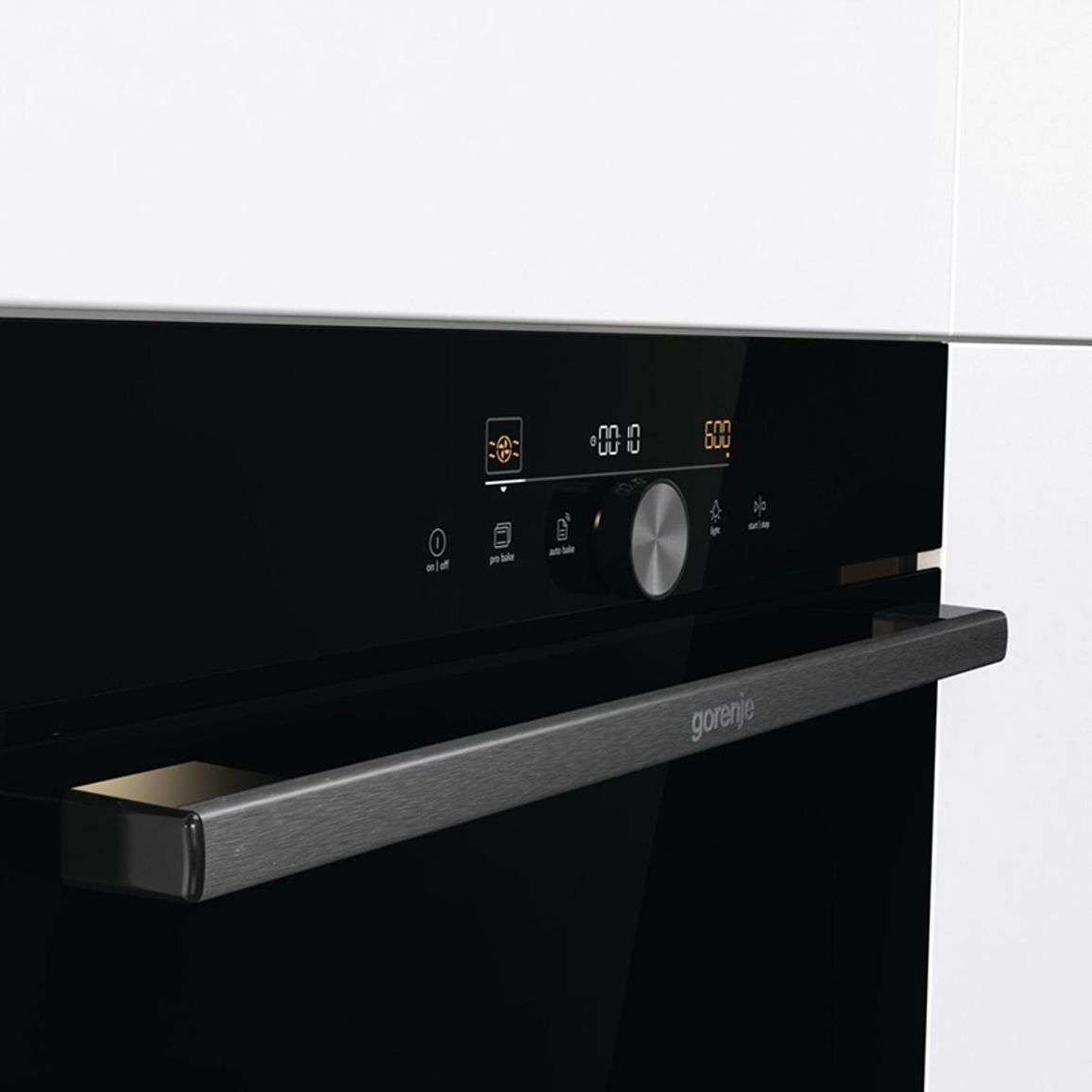 Духовой шкаф компактный BCM4547DG черный Gorenje Духовой шкаф компактный BCM4547DG черный Gorenje