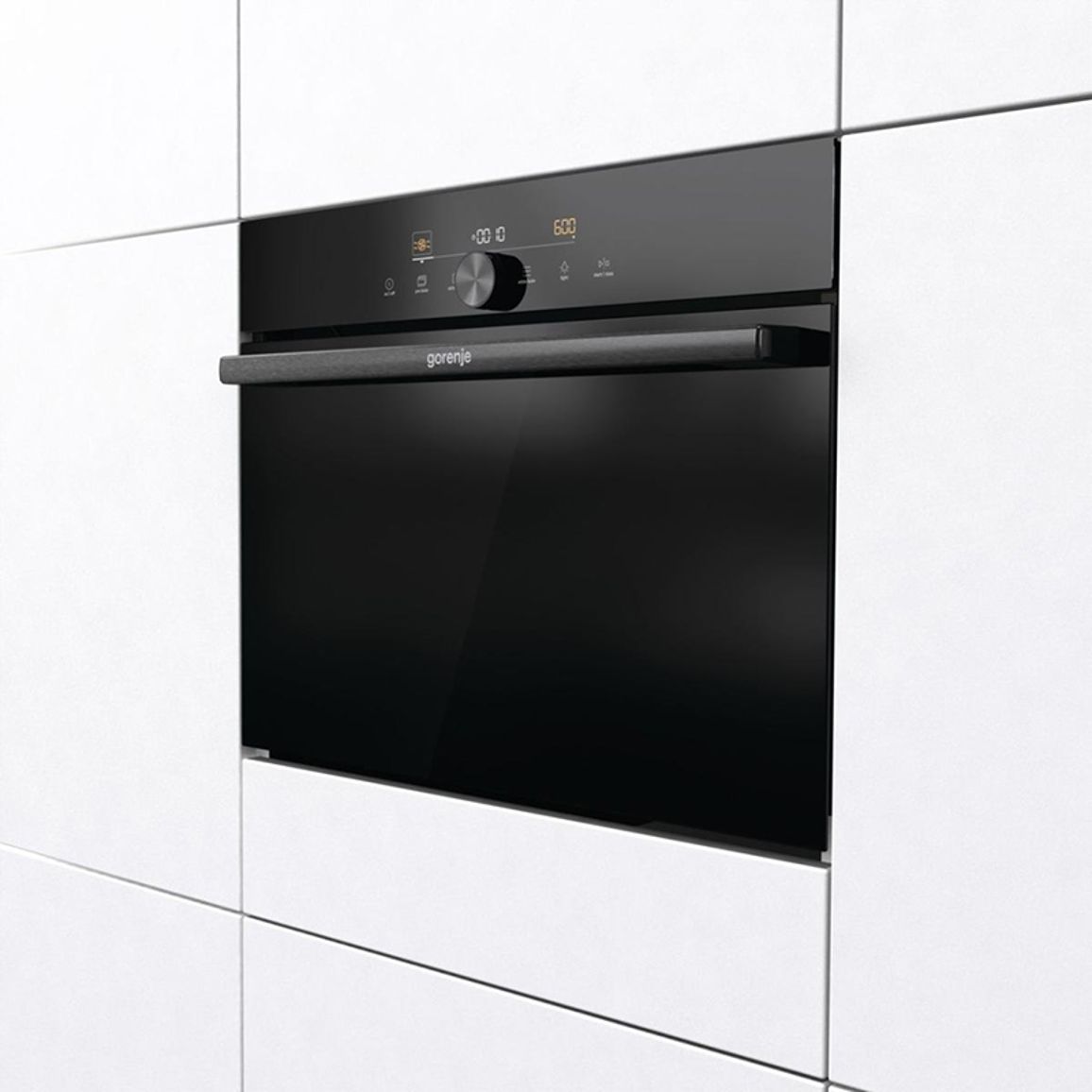 Духовой шкаф компактный BCM4547DG черный Gorenje Духовой шкаф компактный BCM4547DG черный Gorenje
