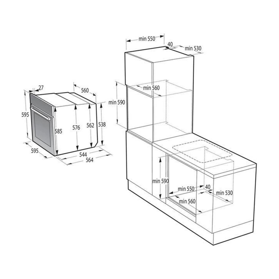 Духовой шкаф BPS6737E04DBG черный Gorenje Духовой шкаф BPS6737E04DBG черный Gorenje
