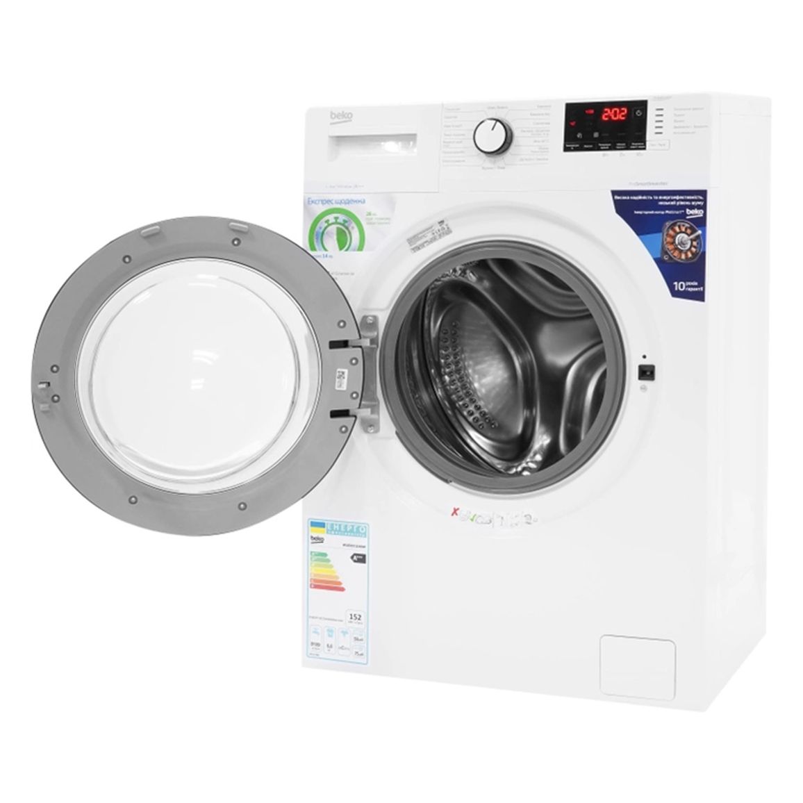 Пральна машина WUE6512IXBW білий Beko Пральна машина WUE6512IXBW білий Beko
