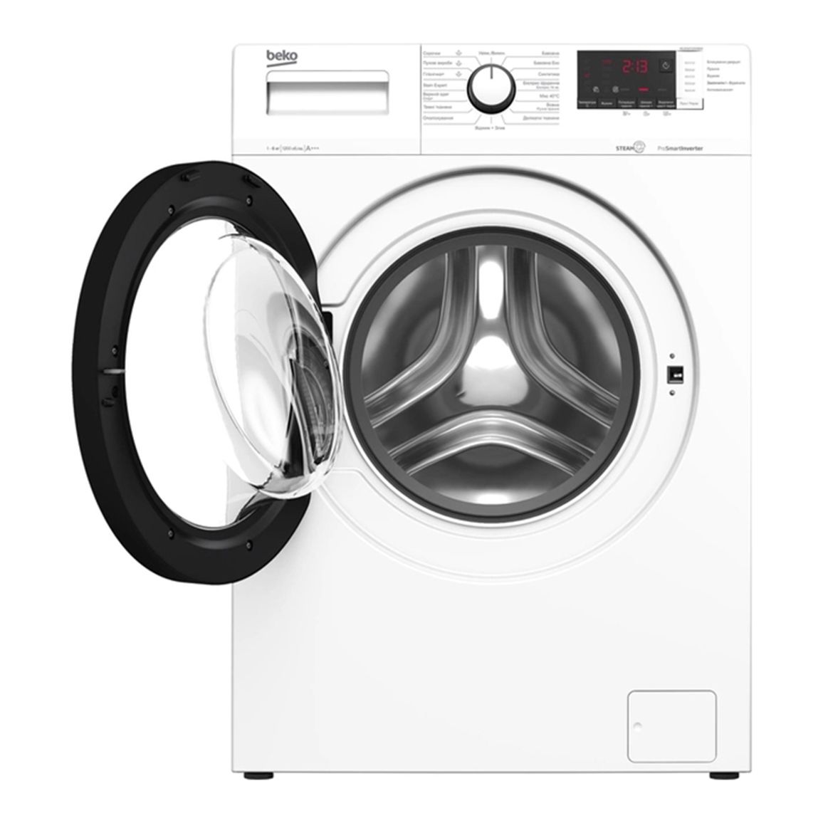 Пральна машина WUE6612ISXBW білий Beko