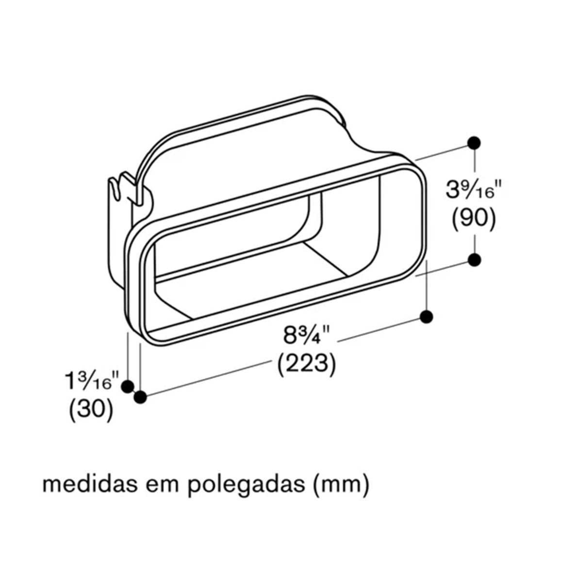 Соединительный элемент с плоской трубкой для VL 200 AD851041 GAGGENAU