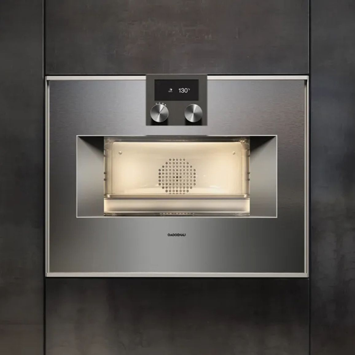 Компактный духовой шкаф-пароварка BS451111 левая нержавеющая сталь GAGGENAU Компактный духовой шкаф-пароварка BS451111 левая нержавеющая сталь GAGGENAU