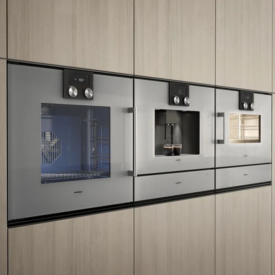 Компактный паровой духовой шкаф BSP221111 левая нержавеющая сталь GAGGENAU Компактный паровой духовой шкаф BSP221111 левая нержавеющая сталь GAGGENAU