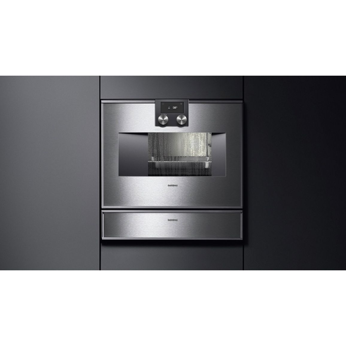 Вакууматор встраиваемый DV461110 нержавеющая сталь за стеклом GAGGENAU