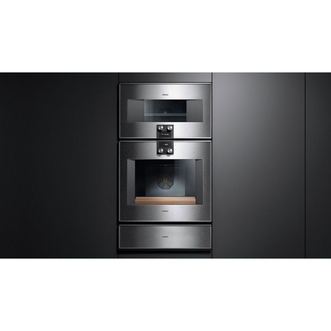Вакууматор встраиваемый DV461110 нержавеющая сталь за стеклом GAGGENAU